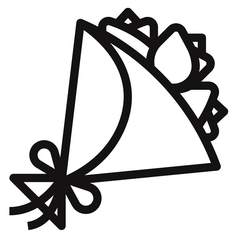 Hand-Tied Wrapping (No Vase) *Free*